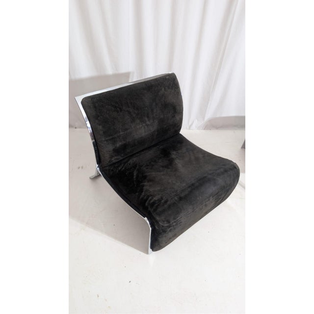 Mid-Century Modern Lounge Chairs by Vittorio Introini for Saporiti, 1960s, Set of 2 For Sale - Image 3 of 6