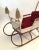American Antique Push Sled W/Horsehair Tassels For Sale - Image 3 of 6