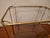 Faux Bamboo Serving Bar Cart attributed to Maison Jansen, France, 1960s For Sale - Image 9 of 10