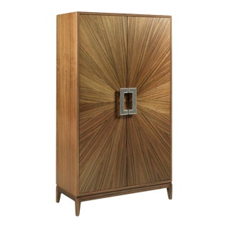 Solomon Bar Cabinet in Brown For Sale