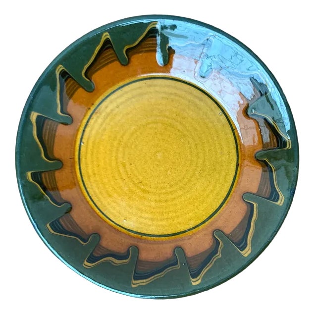 Mid-Century Wall Plaque Plate, 1960s For Sale