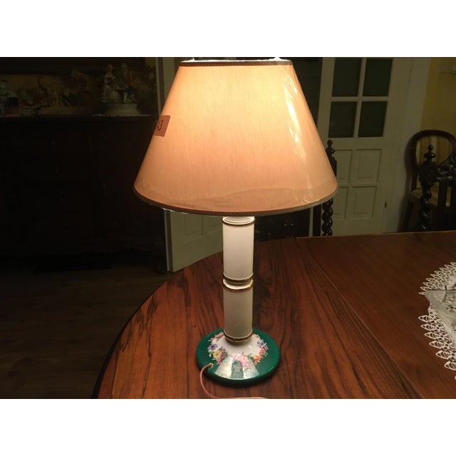 Porcelain Table Lamp, 1980s For Sale - Image 14 of 17