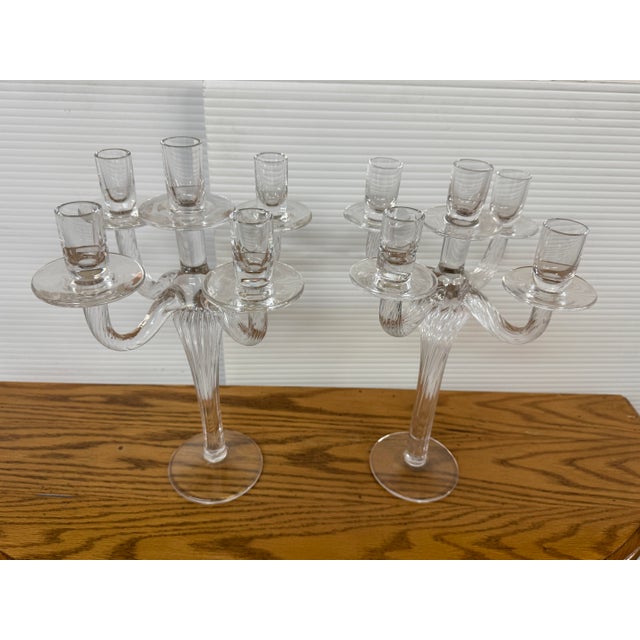 Design Plus Gallery presents a Pair of Crystal Candelabras. They are made from real glass crystal and are designed to add...