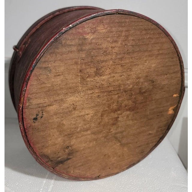 Paint 19Thc Original Paint Decorated Pantry Box For Sale - Image 7 of 8