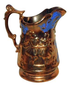Antique Wade Pottery Copper Luster Milk Jug