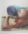 1920s Robert Whitmore "Male at Rest" Oil Painting Early 20th Century For Sale - Image 5 of 5