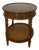 1970s Drexel Heritage Walnut Italian Provincial Oval Side Table For Sale