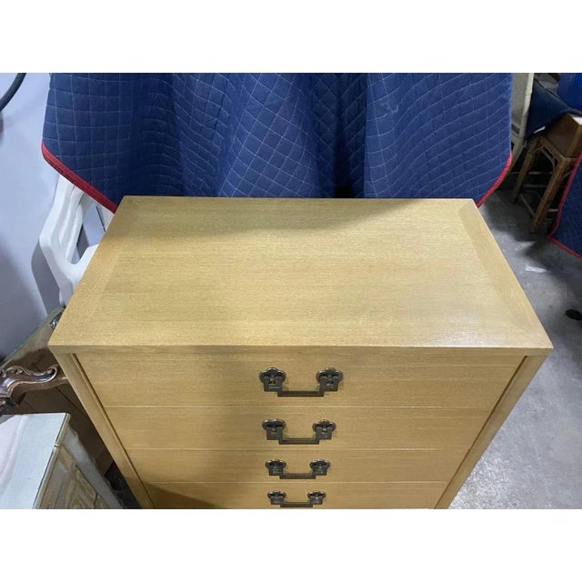 Chinoiserie 1950s Chinoiserie Highboy Dresser by Landstrom Furniture For Sale - Image 3 of 9