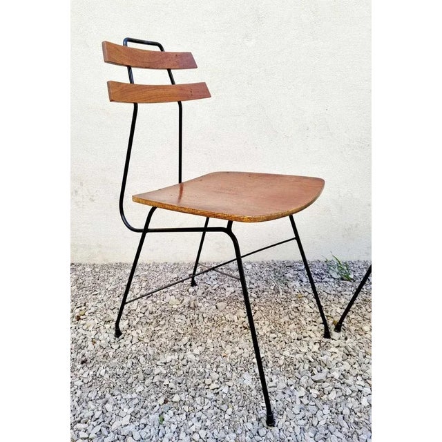 Set of Mid-Century Scandinavian Teak Dining Chairs, Italy, 1960s For Sale - Image 10 of 12