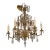19th Century French Bronze and Crystal Chandelier. For Sale