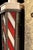 Metal 1920s Koken Stained-Glass Illuminated Wall-Mounted Barber Pole For Sale - Image 7 of 15