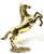 Gold Mid-Century Modern Rearing Horse by Motta, 1970s For Sale - Image 8 of 18