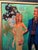 Peter Max Contemporary Glynn Marcus “Nite the Carpet Was Red” 56th Grammy Awards Series Mixed Media Painting on Board Signed For Sale - Image 4 of 12