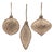 Woven Bamboo Ornament (Set of 6) For Sale