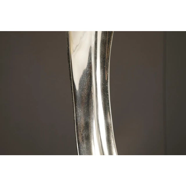 Maurizio Tempestini for Laurel Lamp Co Sculptural Chrome Arc Table Lamp, 1970s For Sale - Image 13 of 17