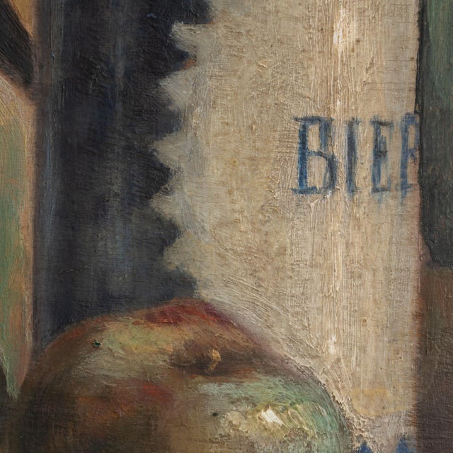 Early 20th Century Early 20th Century France Brown Wood Painting For Sale - Image 5 of 15