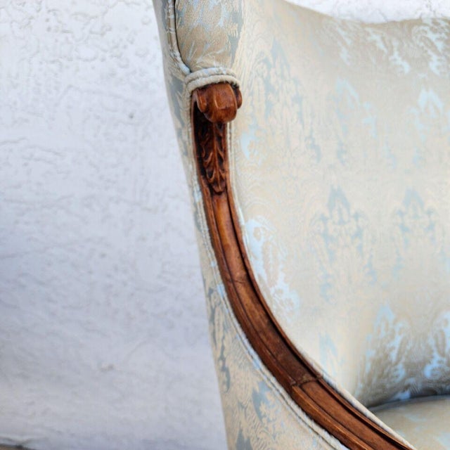 Mid 20th Century Grosfeld House French Wingback Armchair For Sale - Image 5 of 12