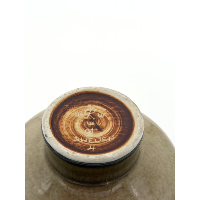 Bamboo Stoneware Vase by Olle Alberius for Rörstrand, Sweden, 1960s For Sale - Image 3 of 4