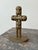 Vintage Tramp Art Puzzle Gilt Cross, Circa Mid 20th Century For Sale - Image 4 of 12