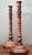 Vintage Turned Wood Candlesticks - A Pair For Sale - Image 9 of 12