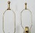 Lamp Pair White Plaster Palm Tree Leaf Restored Large For Sale - Image 12 of 13