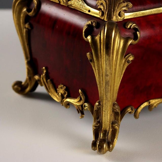 Wood Napoleon III French Jewelry Casket For Sale - Image 7 of 9