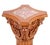 Walnut and Marble Corinthian Column Pedestal For Sale - Image 4 of 4