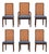 Mahogany and Cane Dining Chairs - Set of 6 For Sale