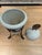 Vase, Stone With Metal Trim For Sale - Image 4 of 6