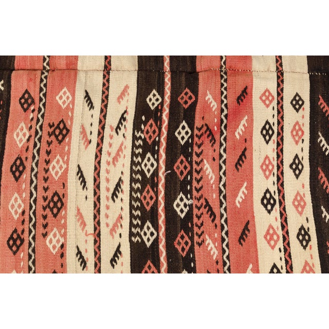 1960s Handwoven Turkish Kilim With Tassels For Sale - Image 4 of 10