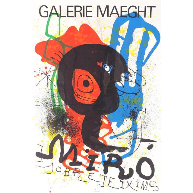 Joan Miro, Sobreteixims, Original Signed Lithograph For Sale - Image 6 of 6