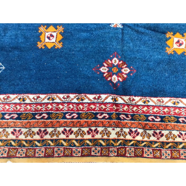 Large Vintage Moroccan Hand Knotted Rug For Sale - Image 4 of 17