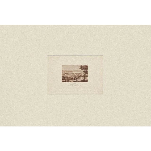 Zurich Landscape is an original etching artwork on paper realized by an Anonymous artist of the XIX century. The State of...