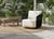 Alpine Teak Wood Modern Swivel Outdoor Arm Chair – Black For Sale In Chicago - Image 6 of 9