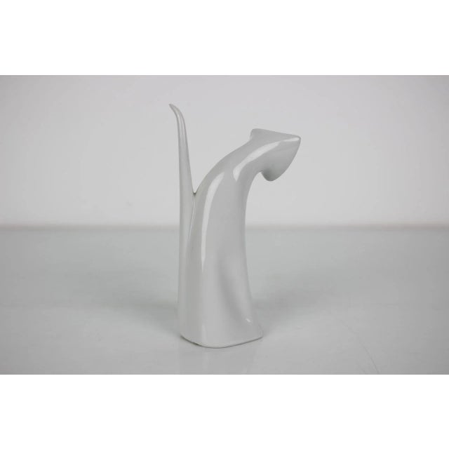 1960s Mid-Century Ceramic Cat Sculpture, 1960s For Sale - Image 5 of 9