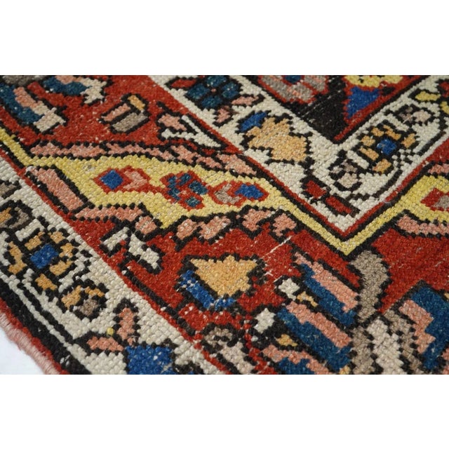 Antique Bakhtiari Rug 5'7'' x 7'8'' For Sale In New York - Image 6 of 11