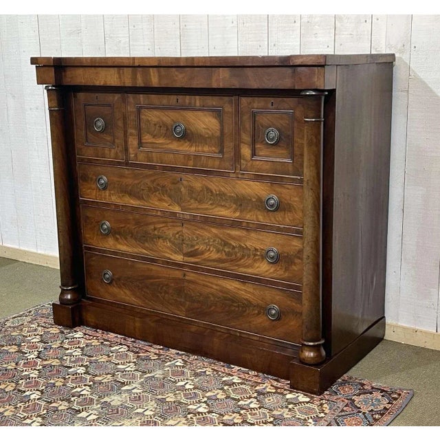 Victorian Mahogany Chest of Drawers, 19th Century For Sale - Image 10 of 18