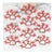 Red Coral Branch Glass Seed Bead Wire-Wrapped Napkin Rings - Coastal vibe! This beautiful set includes ten napkin rings,...