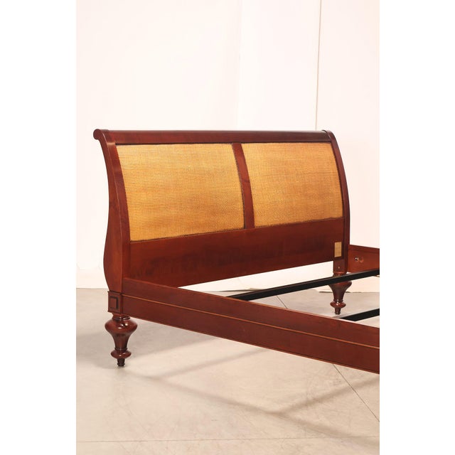 Grange Grange Louis Philippe Style Cherry King Sleigh Bed For Sale - Image 4 of 18
