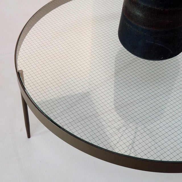 Gray Round G4 Coffee Table by Janni Van Pelt, 1956 For Sale - Image 8 of 11