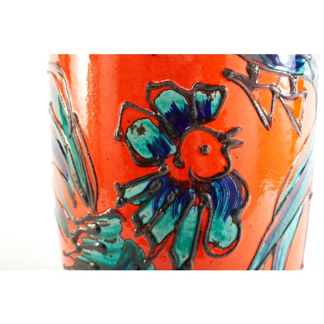 Large Mid-Century Modern Ceramic Vase For Sale - Image 10 of 13