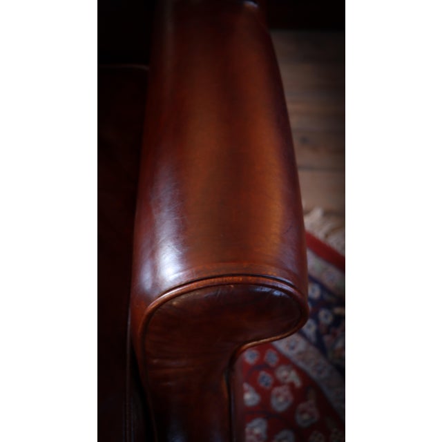 Halo Lincoln Club Armchair in Cigar Leather from Timothy Oulton, 2010s For Sale - Image 3 of 18