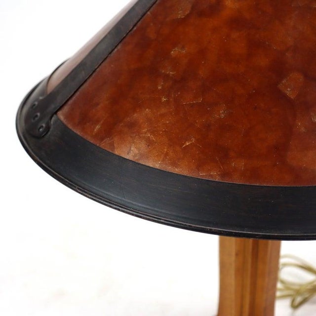 Arts & Crafts Prairie School Table Lamp, Early 20th Century For Sale - Image 12 of 12