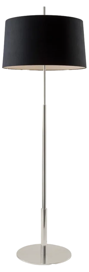 Nickel Diana Floor Lamp by Federico Correa