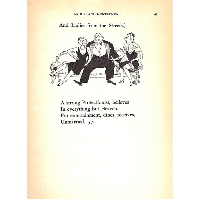 "Ladies and Gentlemen: For Adults Only - And Mature at That" 1932 Belloc, H. [Verses By] For Sale In New York - Image 6 of 12