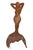 2000 - 2009 Antique Cast Iron Reclining Mermaid Garden Sculpture For Sale - Image 5 of 12