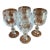 Bohemia Cascade Fine Lead Crystal Wine Goblets - Set of 4 For Sale