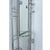 French Art Deco Aluminum Hall Tree with Mirror For Sale - Image 12 of 15