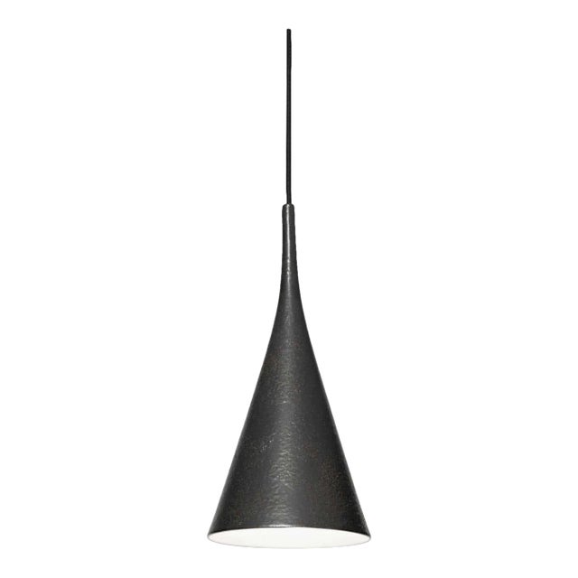 Samuli Naamanka 'Lambada Savu' Matte Black Ceramic Pendant for Innolux For Sale