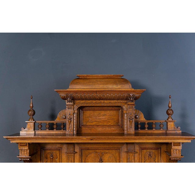 Wilhelminian Pine and Oak Buffet For Sale - Image 3 of 18